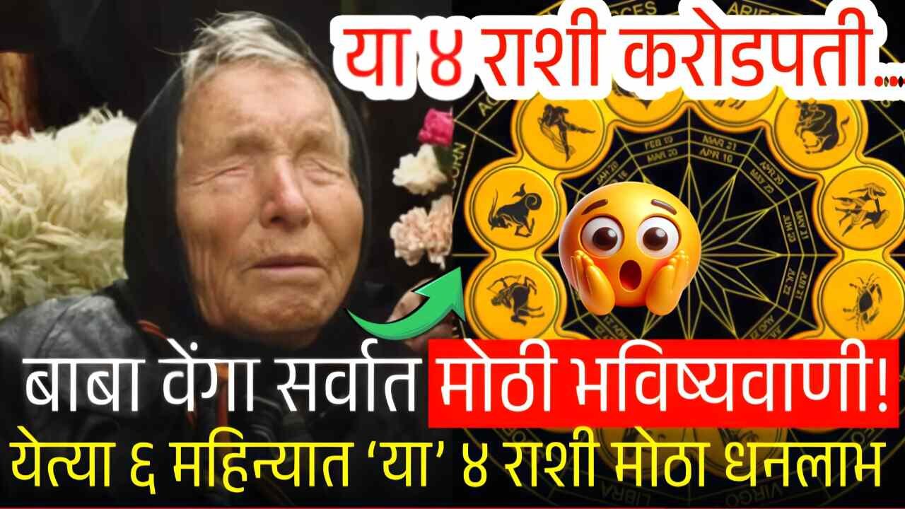 बाबा वेंगा मोठी भविष्यवाणी; पुढील ६ महिन्यांत 'या' ४ राशीं करोडपती होणार Crop Insurance List