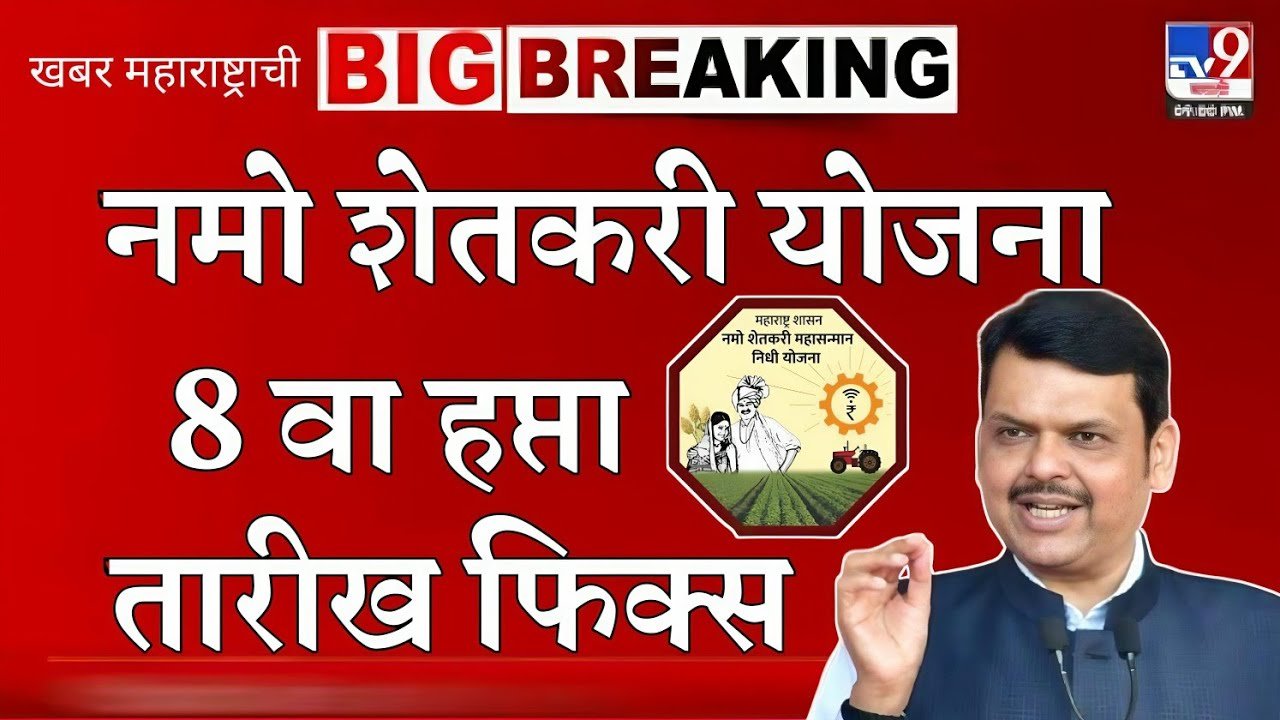 ​नमो शेतकरी योजना 8 वा हप्ता 2,000 रुपये ‘या’ पात्र शेतकऱ्यांच्या खात्यावर जमा होणार Namo Shetkari Yojana 8th Installment Date 2026