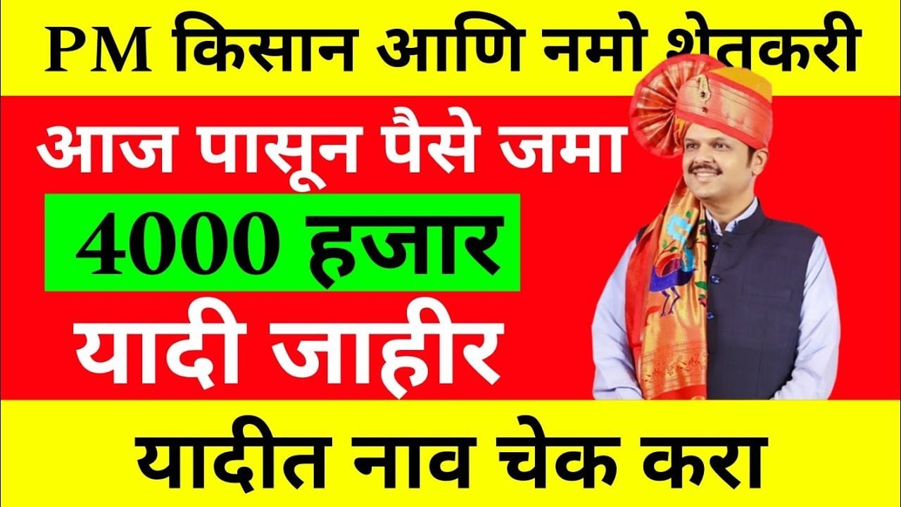 पी एम किसान योजनेचा 22 वा हप्ता या दिवशी खात्यात जमा होणार; पात्रता यादी पहा PM Kisan Yojana 22nd Installment Date